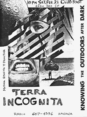 Max's poster for first Terra Incognita show